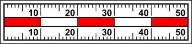 Měřítko 5 x 1 cm RBM7